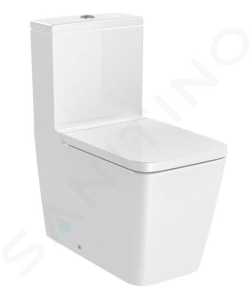 Roca Inspira - Vaso WC monoblocco, scarico Vario, Rimless, bianco A342536000