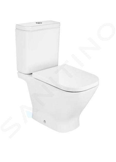 Roca The Gap - Vaso WC monoblocco, scarico posteriore, bianco A342477000