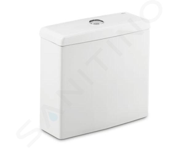 Roca Meridian - Réservoir de toilette, DualFlush, alimentation par le bas à gauche, blanc A341240000