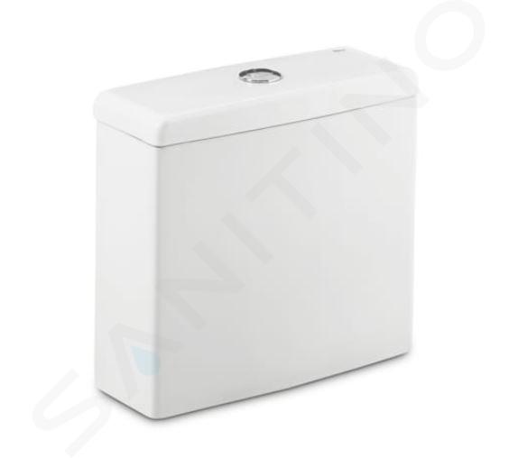 Roca Meridian - Réservoir de toilette, DualFlush, alimentation par le bas à gauche, blanc A341242000