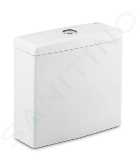 Roca Meridian - Réservoir de toilette, DualFlush, alimentation par le bas à gauche, blanc A34124H000