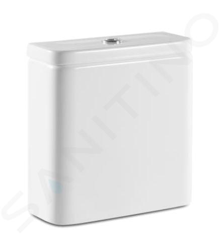 Roca The Gap - Réservoir de toilette, DualFlush, alimentation par le bas à gauche, blanc A341470000