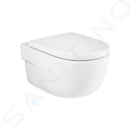 Roca Meridian - WC sospeso, Rimless, bianco A34624L000