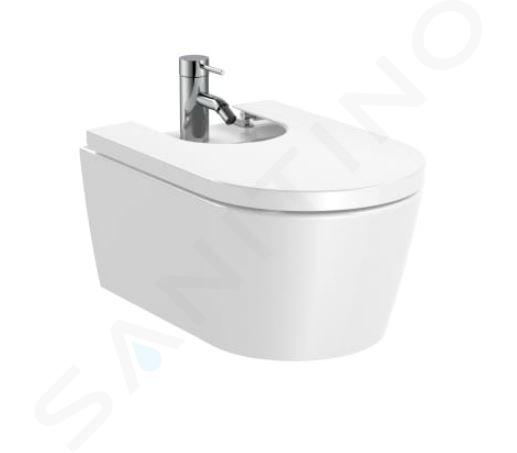 Roca Inspira - Závesný bidet, s prepadom, otvor na batériu, biela A357525000