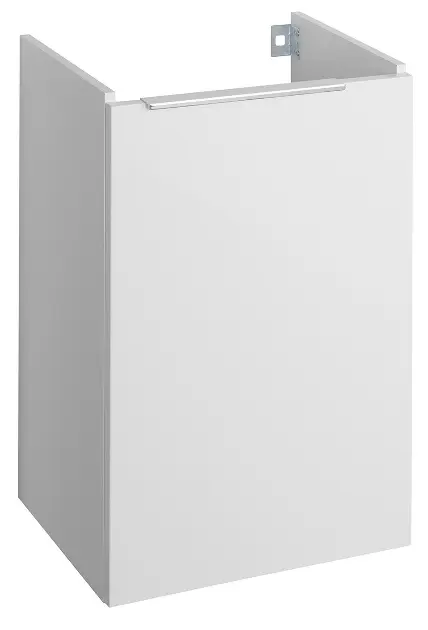 Bruckner Neon - Armario para lavabo, 47x35x71 cm, 1 puerta, L/P, blanco 500.112.0