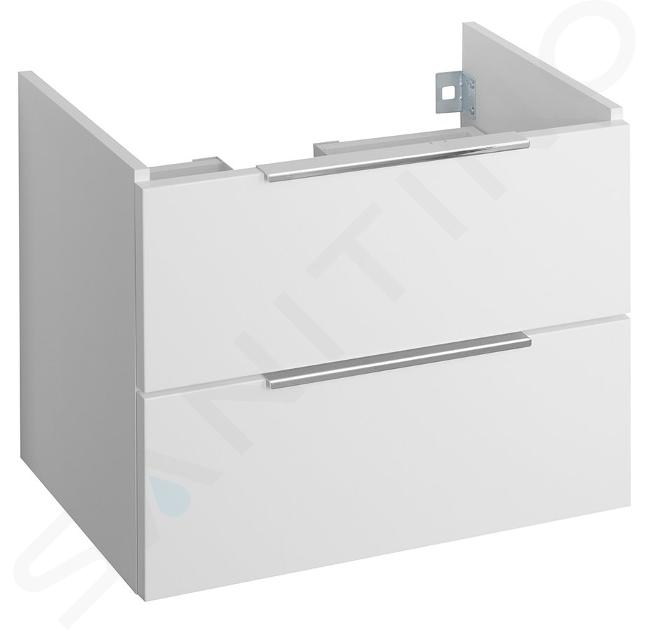 Bruckner Neon - Mobile lavabo, 57x45x35 cm, 2 cassetti, bianco 500.113.0