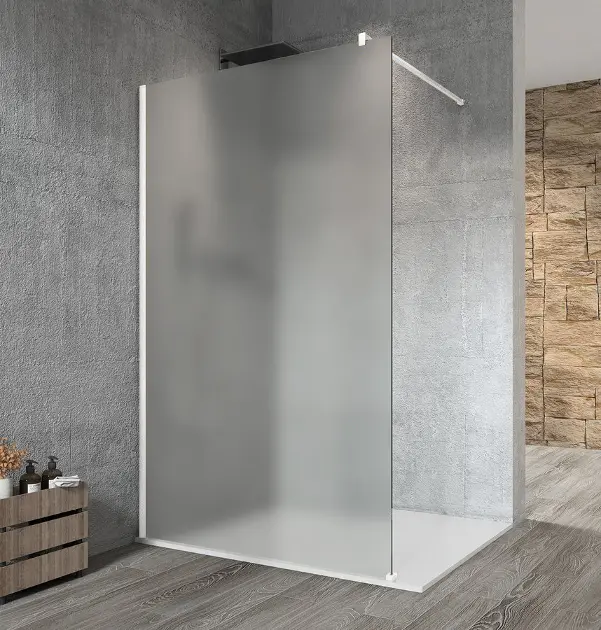 Levně Gelco Vario - Sprchová stěna Walk-In, 130 cm, Coated Glass, bílá/matné sklo GX1413GX1015