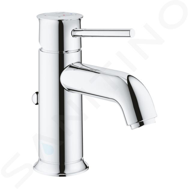 Grohe BauClassic - Mitigeur de lavabo avec tirette, chrome 23161000