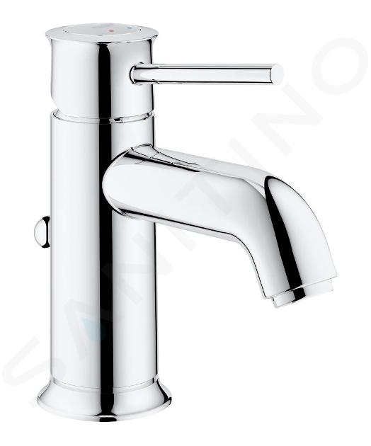 Grohe BauClassic - Miscelatore da lavabo, con sistema di scarico, cromo 32862000