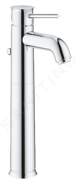 Grohe BauClassic - Mitigeur pour la vasque, avec tirette, chrome 32868000