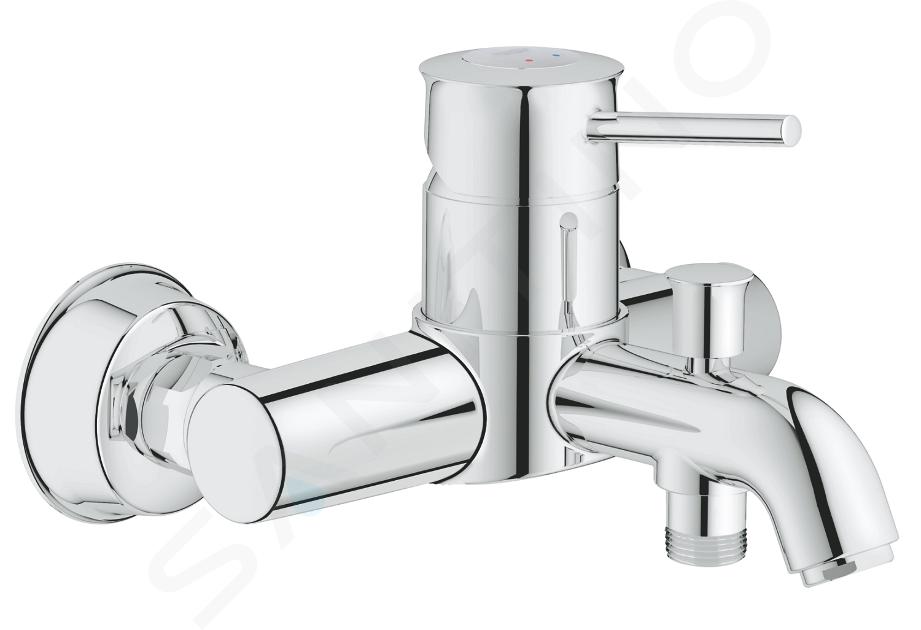 Grohe BauClassic - Bateria wannowa, chrom 32865000