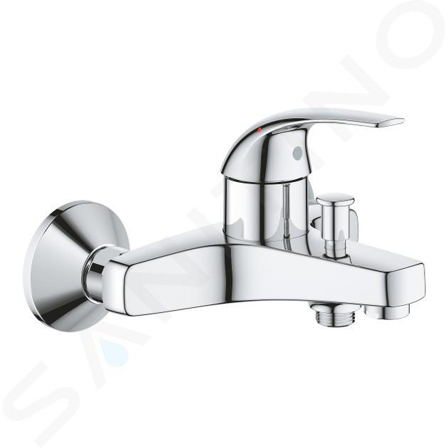 Grohe BauCurve - Miscelatore per vasca da bagno, cromo 23599000