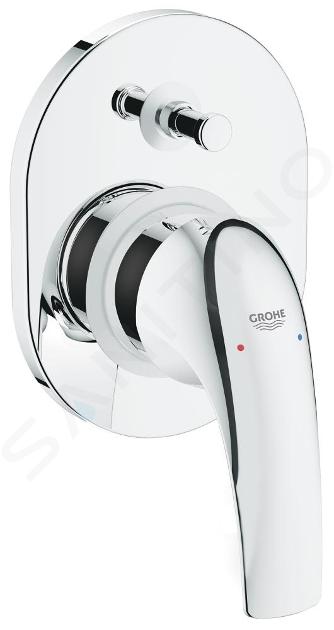 Grohe BauCurve - Mitigeur de baignoire encastré, avec corps, chrome 29043000