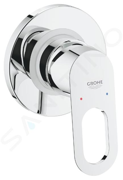 Grohe BauLoop - Baterie duș încastrată, cu corp de montare, crom 29042000