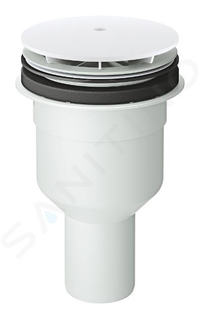 Grohe Sistemi di scarico - Sistema di scarico per piatti doccia, scarico inferiore, bianco alpino 49533SH0