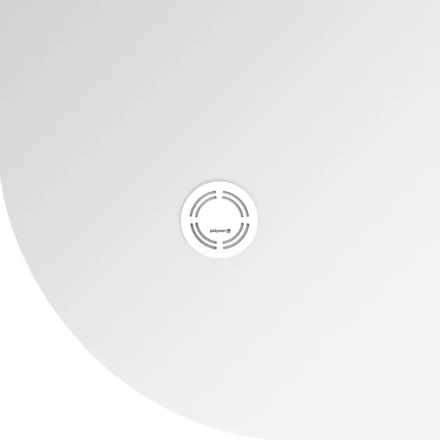 Polysan Flexia - Душ корито, 80x80 см, бяло 91171