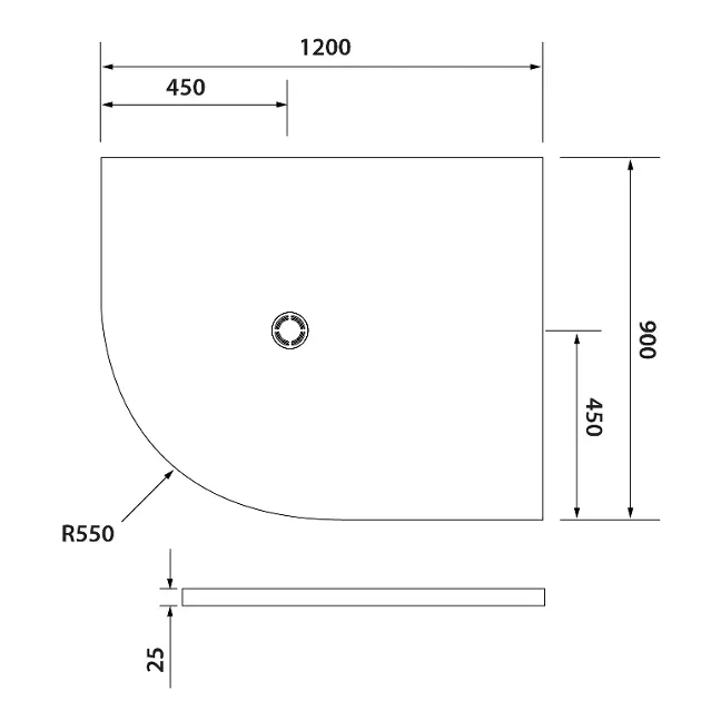 samenwerken Gouverneur Hoe Polysan Flexia - Douchebak, 1200x900 mm, met de mogelijkheid om de afmeting  aan te passen, wit 91391 | Sanitino.nl