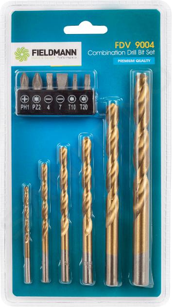 Fieldmann Accesorios - FDV 9004 Juego 12pcs brocas y puntas 50001132