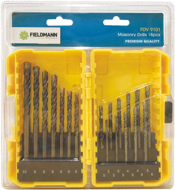 Fieldmann Accesorii - Set 12 buc. burghie și biți FDV 9101 50003592