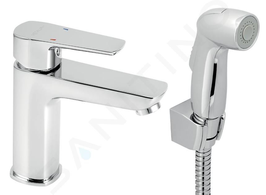 Novaservis Metalia 58 - Mosdókagyló-keverő bidé zuhanyzóval, krómozott 58015,0