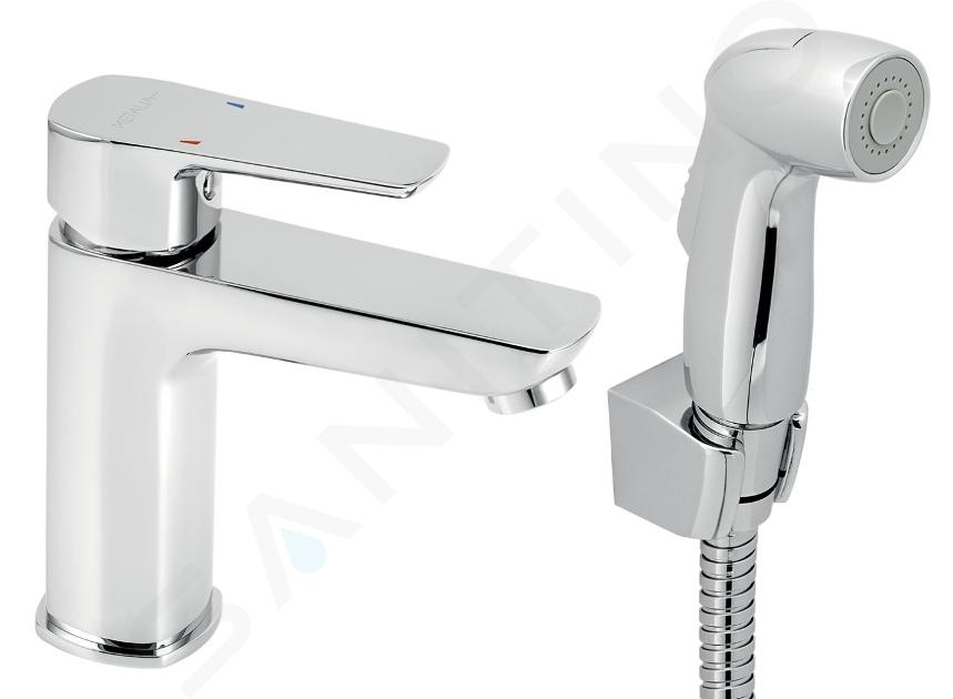 Novaservis Metalia 58 - Mitigeur de lavabo avec douchette de bidet, chrome 58015,0