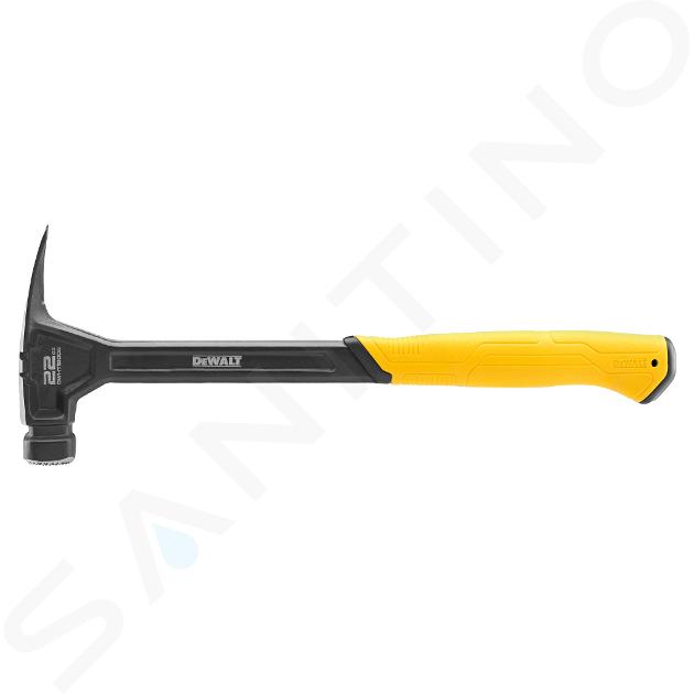 DeWALT Gereedschap - Klauwhamer 624 g, rechte uitvoering, gefreesde kop DWHT51005-0