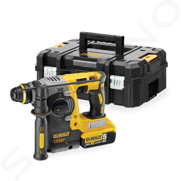 DeWALT Outillage - Perforateur SDS-Plus 18V, batterie 5Ah XR (2pcs) DCH273P2