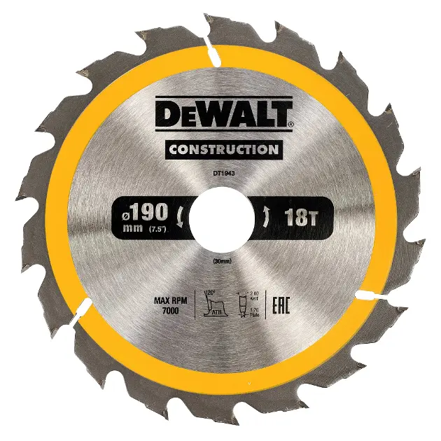 Lame Circolari DEWALT - Confezione Da 3, Diametro 190 Mm, Per Legno E Materiali Compositi - Foto 8