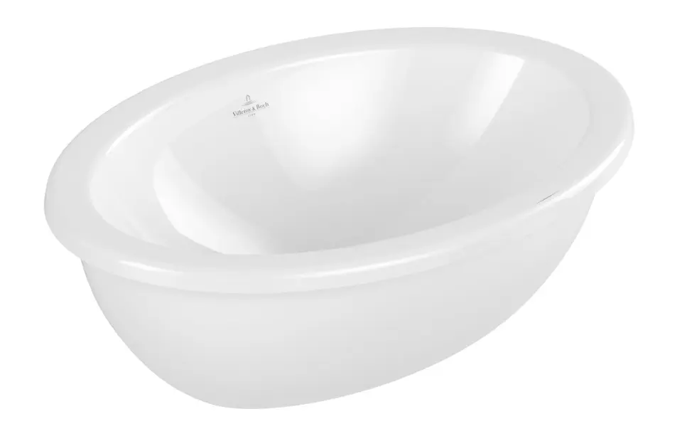 Levně Villeroy & Boch Loop&Friends - Umyvadlo vestavné, 49x33 cm, s přepadem, CeramicPlus, alpská bílá 4A5400R1
