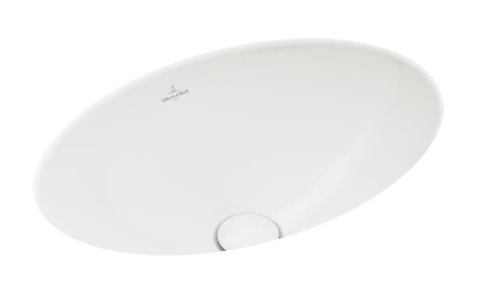 Levně Villeroy & Boch Loop&Friends - Umyvadlo vestavné, 56x38 cm, bez přepadu, CeramicPlus, alpská bílá 4A5501R1