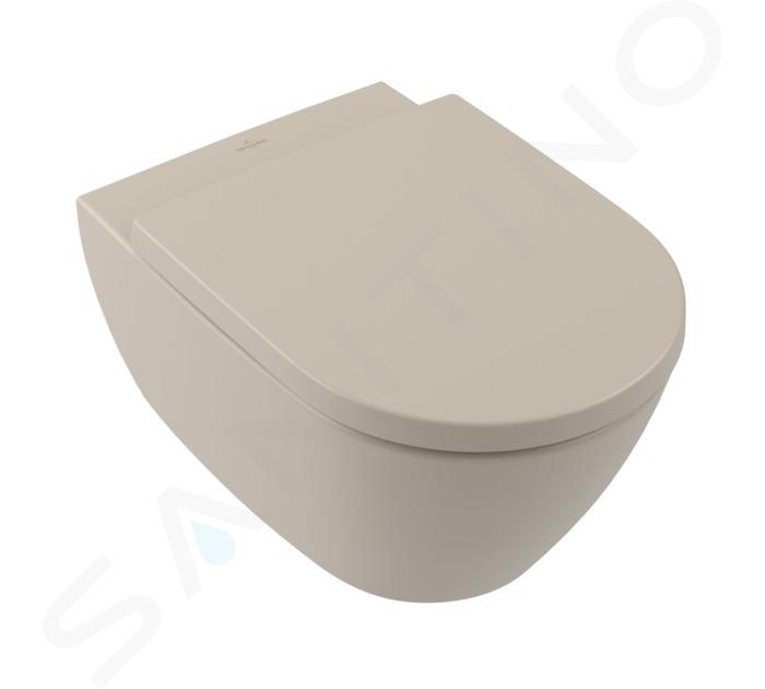 Villeroy & Boch Subway 2.0 - WC suspendu, DirectFlush, CeramicPlus, Amande 5614R0AM