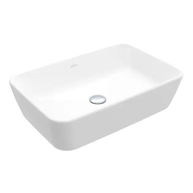 Villeroy & Boch Architectura - Aufsatzwaschbecken, 600x405 mm, mit Überlauf, alpinweiß 5A276001