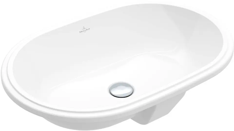 Villeroy & Boch Architectura - Lavabo à encastrer, 57x38 cm, avec trop-plein, blanc alpin 5A766001