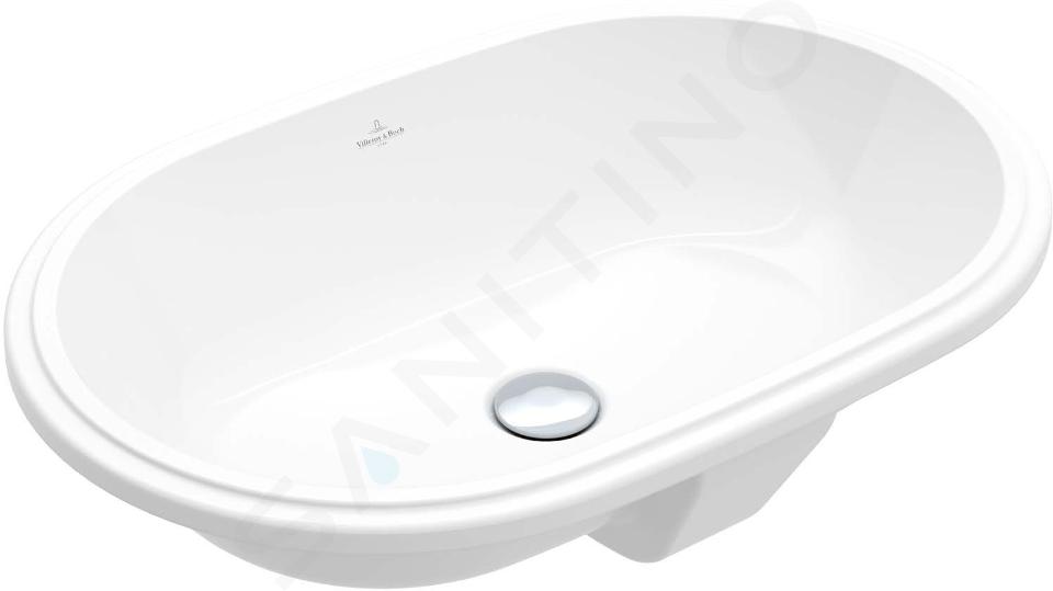 Villeroy & Boch Architectura - Lavabo à encastrer, 570x375 mm, sans trop-plein, blanc alpin 5A766101