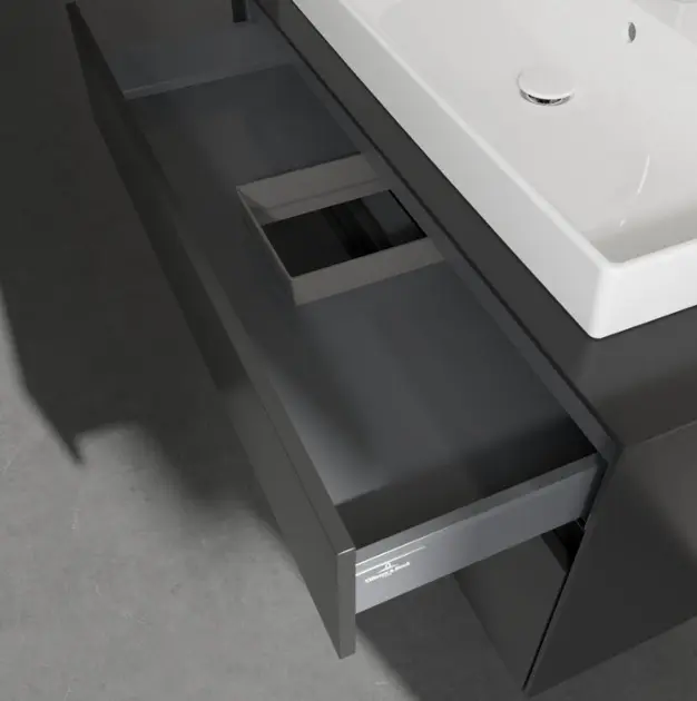 Villeroy & Boch Collaro - Waschtischunterschrank, 100x55x50 cm, 2 ...