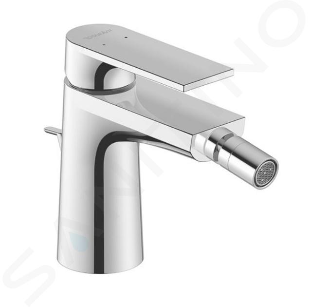 Duravit Tulum - Mitigeur de bidet avec vidage, chrome TU2400001010