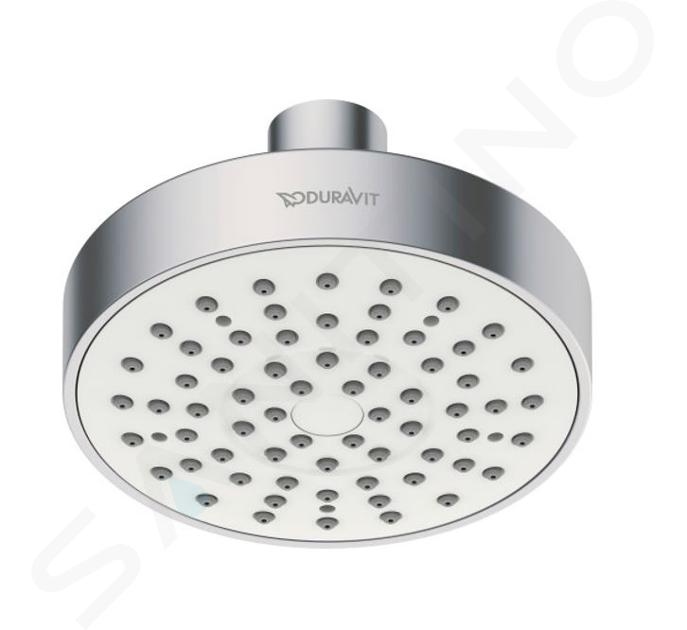 Duravit Sprchy - Hlavová sprcha, průměr 100 mm, bílá/chrom UV0660022010