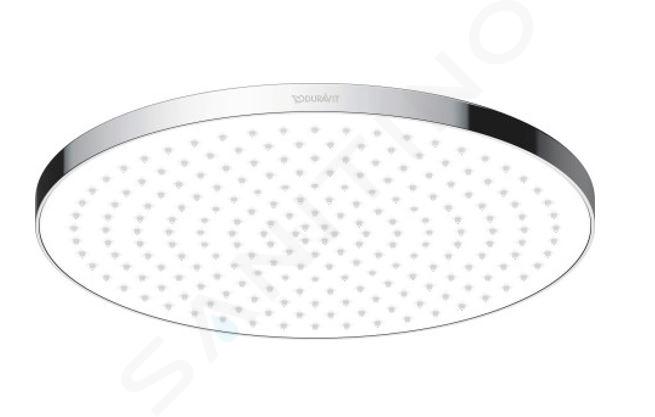 Duravit Sprchy - Hlavová sprcha, průměr 230 mm, bílá/chrom UV0662017010