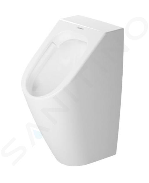 Duravit Soleil by Starck - Pisoár, zadní přívod, Rimless, HygieneGlaze, bílá 2830302000