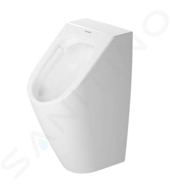 Duravit Soleil by Starck - Pisoár, zadní přívod, Rimless, WonderGliss, bílá 28303000001