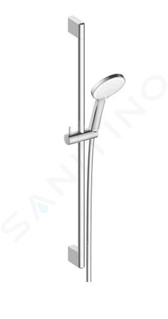 Duravit Docce - Set doccetta, asta saliscendi e flessibile, 3 getti, cromo UV0680002010