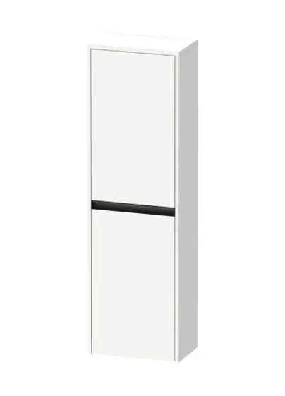 Duravit Ketho.2 - Armario 132x40x24 cm, 2 puertas, bisagras a la derecha, blanco mate K21319R18180000