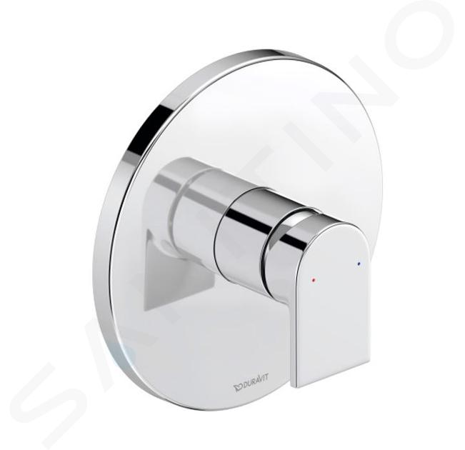 Duravit Tulum - Grifo empotrado de ducha, cromo TU4210010010