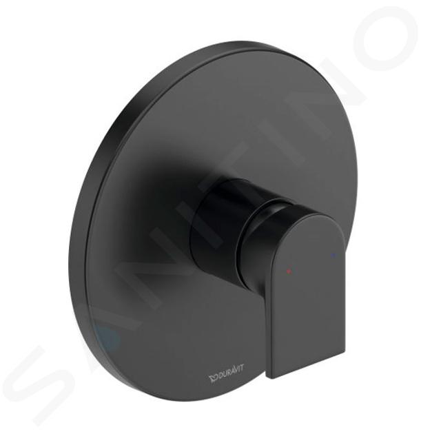 Duravit Tulum - Baterie duș încastrată, negru mat TU4210010046