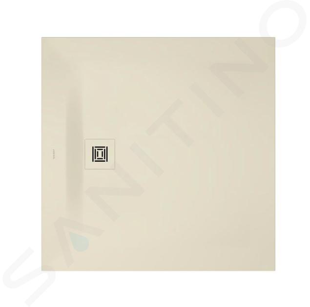 Duravit Sustano - Piatto doccia 1000x1000 mm, DuraSolid, crema opaco 720275620000000