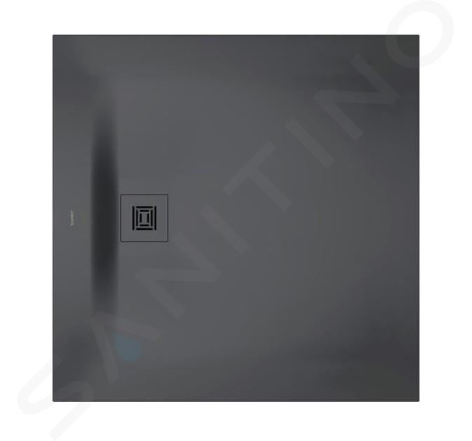 Duravit Sustano - Duschtasse 100x100 cm, DuraSolid, dunkelgrau matt 720275650000000