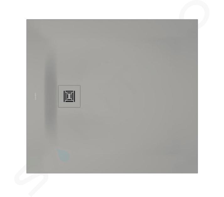 Duravit Sustano - Douchebak, 100x90 cm, DuraSolid, mat grijs 720274630000000