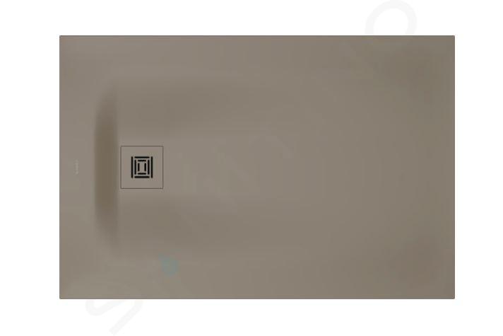 Duravit Sustano - Plato de ducha 1200x800 mm, DuraSolid, beige mate 720276640000000