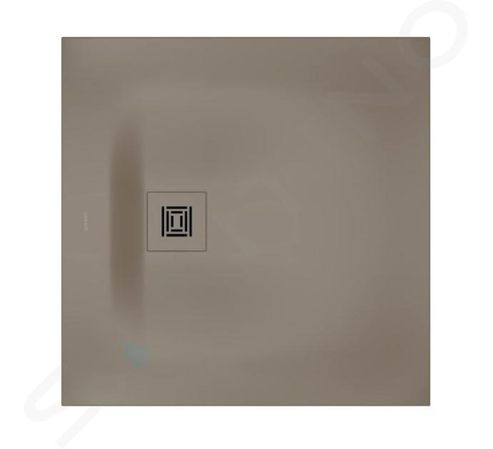 Duravit Sustano - Plato de ducha 80x80 cm, DuraSolid, beige mate 720269640000000