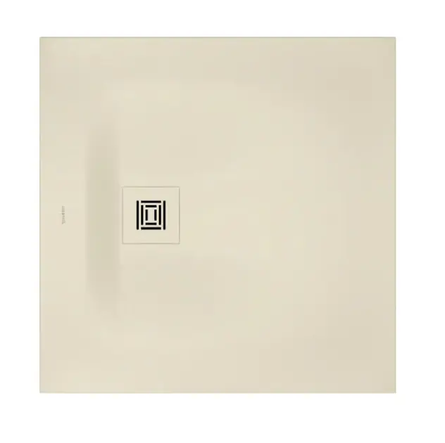 Levně Duravit Sustano - Sprchová vanička, 80x80 cm, DuraSolid, matná krémová 720269620000000